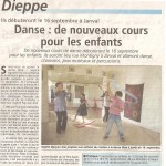 article Infos Dieppoises du 6/09/2011