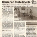 article paru dans Paris Normandie du 5 10 2011